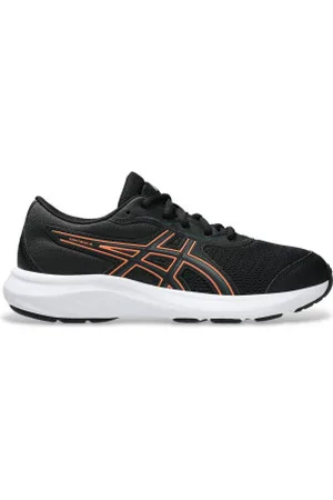 Asics Unisex para criança. 1014A337 Ténis Contend 9 GS (35.5), Plano, Cordão, Esportivo, Multisport, moda infantil