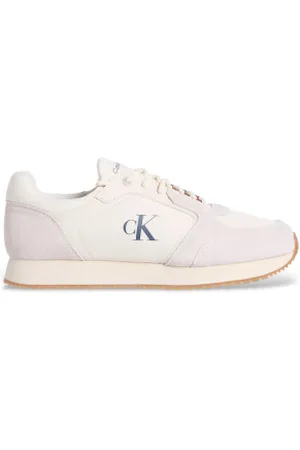 Calvin Klein Para homem. YM0YM01152 Sapatilhas Retro Runner MG (40), Plano, Cordão, Casual, Sustentável