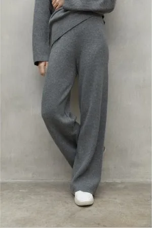 ECOALF Para mulher. MCWGAPACIPRE0632W24-302 Calças Cipre cinzentas (M), Casual, , Sustentável, L Reciclada