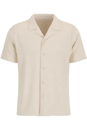 Guess Para homem. M5GP21KCRY0 Camisa Baron (S), Casual, Poliéster, Manga curta