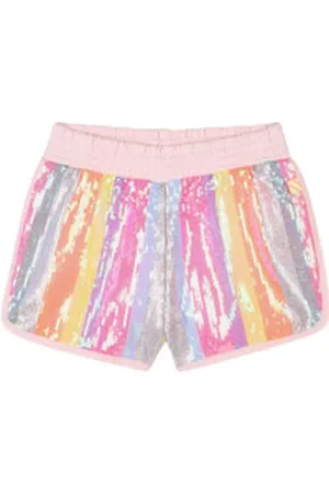Billieblush Para menina. U21067 Calções com lantejoulas cor-de-rosa (3años= 94cm), Casual, Algodão, moda infantil