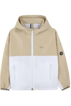 HUGO BOSS Unisex para criança. J52056 Casaco com design de blocos de cor (4Años= 102cm), Casual, Polister Reciclado, Sustentável, moda infan