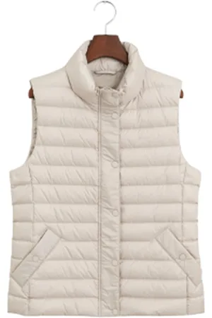 GANT Para mulher. 4700280 Casaco de penas leve cinzento (S), Casual, Cinza, Polister Reciclado, Sustentável