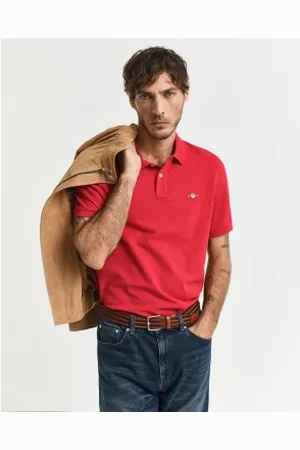 GANT Para homem. 2210 Pólo em piqué Regular Fit Shield (S), Casual, Algodão, Manga curta