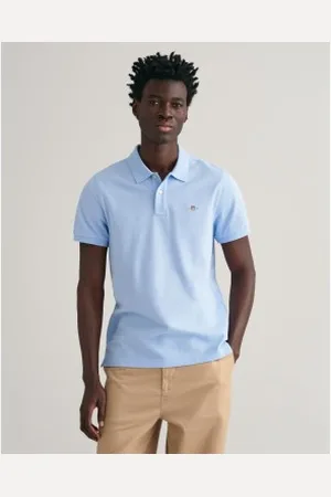 GANT Para homem. 2210 Pólo piqué de ajuste regular Shield (M), Casual, Algodão, Clássico, Manga curta