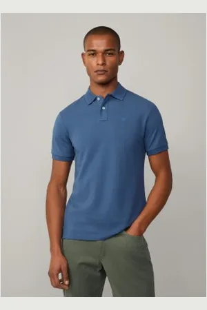 Hackett Para homem. HM563426 Pólo de corte justo (L), Casual, Algodão, Manga curta