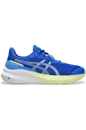Asics Unisex para criança. 1014A343 Ténis GT-1000 13 GS (35.5), Plano, Cordão, Esportivo, Multisport, Sustentável, moda infantil