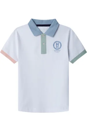 Hackett Para menino. HK561597 Pólo de corte clássico (2años= 92cm), Casual, Algodão, Manga curta, moda infantil