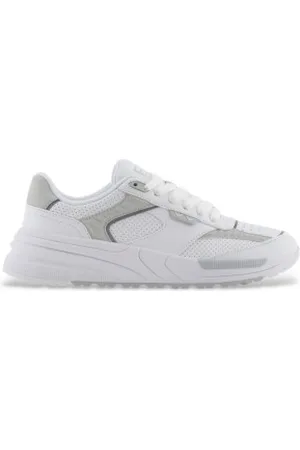 EA7 Unisex. X8X241_XK435 Sapatilhas New Carter , cinzento (46), Plano, Cordão, Casual, Esportivo, Cinza, Multisport