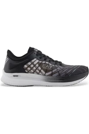 EA7 Unisex. X8X243_XK440 Ténis de corrida (44), Plano, Cordão, Casual, Esportivo, Multisport