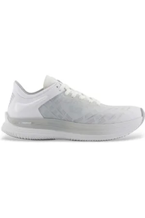 EA7 Unisex. X8X243_XK440 Ténis de corrida , cinzento (44 2/3), Plano, Cordão, Casual, Esportivo, Cinza, Multisport