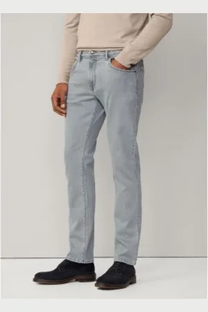 Hackett Para homem. HM212705 Calças de ganga cinzentas de corte justo (32/32), Casual, , Algodão, Denim