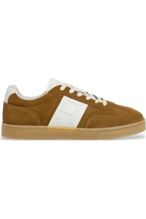 Hackett Para homem. HMS21463 Sapatilhas Harper Heritage em pele (40), Couro, Plano, Cordão, Casual, Marinho