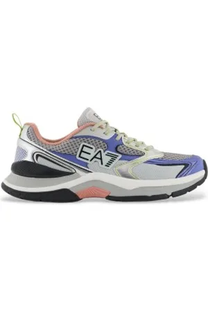 EA7 Unisex. X8X249_XK446 Sapatilhas cinzentas Predator (44 2/3), Plano, Cordão, Casual, Esportivo, Cinza, Multisport