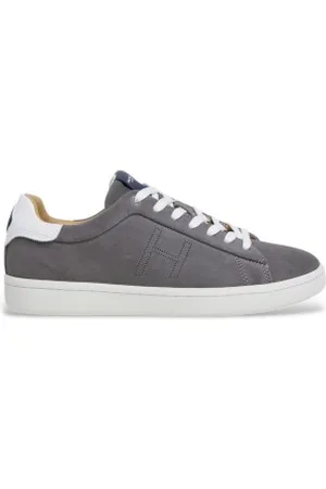 Hackett Para homem. HMS21370 Sapatilhas cinzento macio Bond (45), Plano, Cordão, Casual, Cinza