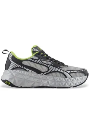EA7 Unisex. X8X238_XK431 Sapatilhas Kobra tech cinzento (44), Plano, Cordão, Casual, Esportivo, , Multisport