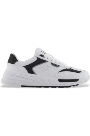 EA7 Unisex. X8X241_XK435 Sapatilhas New Carter (46), Plano, Cordão, Casual, Esportivo, Multisport
