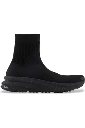 EA7 Unisex. X8Z057_XK430 Sapatos com tecnologia Crusher Sonic (35 1/3), Plano, Nenhum, Casual, Esportivo, Multisport