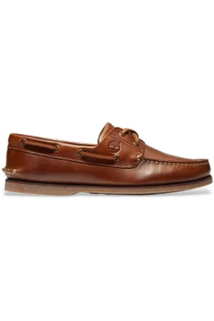 Timberland Para homem. TB0A232XF741 Couro náutico Clássico castanho (46), Marrom, Cordão, Casual