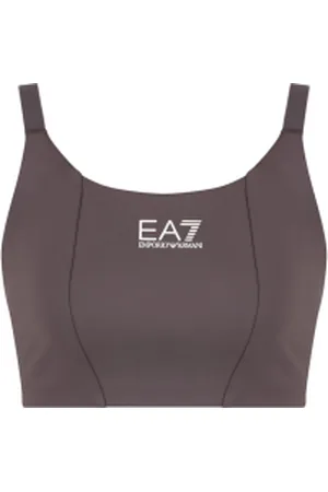 EA7 Para mulher. 7W000236_AF12627 Soutien desportivo Dynamic Athlete em tecido técnico Ventus7 castanho (L), , Multisport, Poliéster