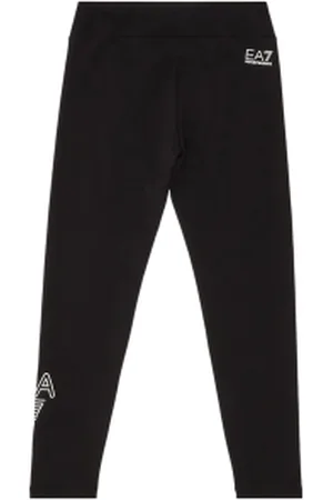 EA7 Para menina. 7G000045_AF12484 Leggings de algodão stretch Visibility (10Años= 142cm), Casual, Esportivo, Multisport, moda infantil