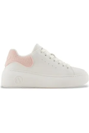 Armani Exchange Para mulher. XDX188XV937U609 Sapatilhas com logótipo (35), Plano, Cordão, Casual