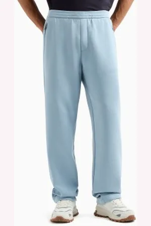 Armani Exchange Para homem. XM000461AF10818U9287 Calças jogger azuis (L), , Casual, Algodão