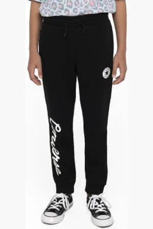 Converse Para menina. 369890 Calças jogger com assinatura (3años= 92/98 cm), Casual, Algodão, moda infantil