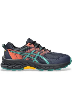 Asics Unisex para criança. 1014A276 Ténis Gel-Venture 9 GS azul-marinho (35), Plano, Cordão, Esportivo, Multisport, moda infantil
