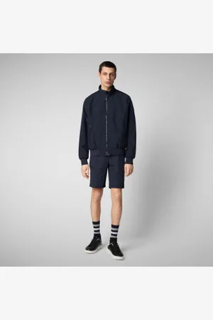 save the duck Para homem. D35190M-DARK20 Casaco Finlay azul-marinho (S), Casual, Manga comprida, Polister Reciclado, Sustentável