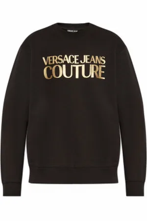 VERSACE Para homem. 78GAIT05-CF01T Logótipo da camisola (M), Casual, Algodão
