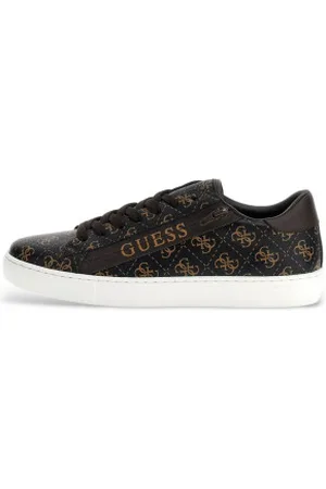 Guess Para homem. FMJTIKFAL12 Sapatilhas castanhas Todi IIK (40), , Plano, Cordão, Casual