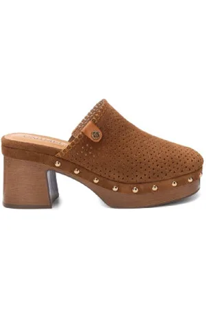 Carmela Para mulher. 16222001-CAMEL Socas 162220 castanho (37), Marrom, 5 a 8cm, Nenhum, Casual