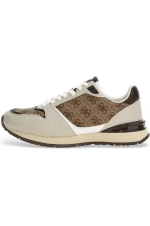 Guess Para homem. FMJISLPEL12 Ténis Island (40), Marrom, Plano, Cordão, Casual