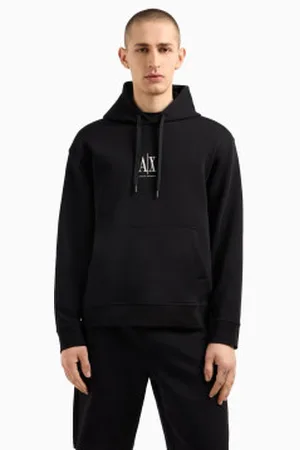 Armani Exchange Para homem. XM000369AF10818UC001 Camisola Ax preta (XL), , Casual, Algodão