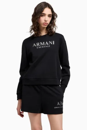 Armani Exchange Para mulher. XW000159AF11851UC001 Sweatshirt com logótipo (M), Casual, Algodão