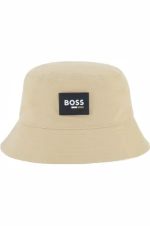 HUGO BOSS Unisex para criança. J51690 Chapéu com logótipo (7/10años= 54), Casual, Algodão, moda infantil