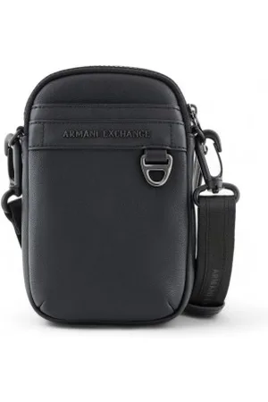 Armani Exchange Para homem. XM000256AF11925UC001 Alça de ombro ajustável preta (OSFA), , Casual, Poliéster