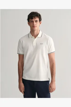 GANT Para homem. 2062034 Polo Piqué Tipping (XL), Casual, Algodão, Manga curta, Sustentável