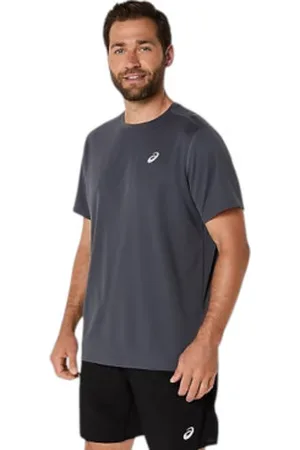 Asics Para homem. 2011D221 T-shirt de manga curta Core grey (L), Esportivo, , Sintético, Multisport, Sustentável