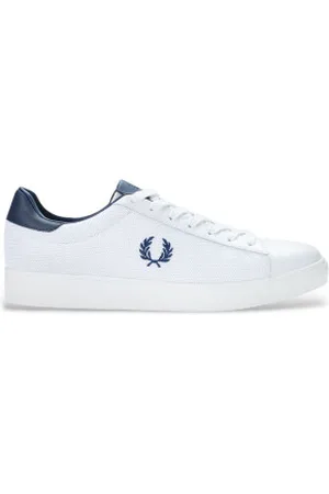 Fred Perry Para homem. B9308-370 Sapatilhas Spencer brancas (42), Branco, Plano, Cordão, Casual