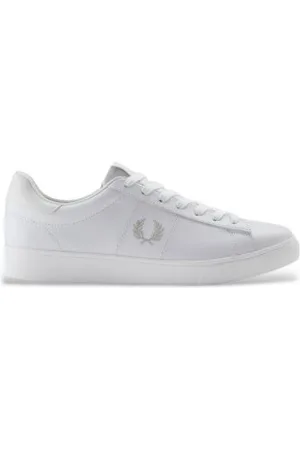 Fred Perry Para homem. B4334-200 Sapatilhas Spencer brancas (42), Branco, Plano, Cordão, Casual