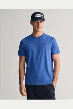 GANT Para homem. 2003184 T-Shirt escudo (L), , Casual, Algodão, Manga curta