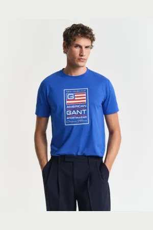 GANT Para homem. 2003299 T-shirt gráfica de manga curta (S), Casual, Algodão