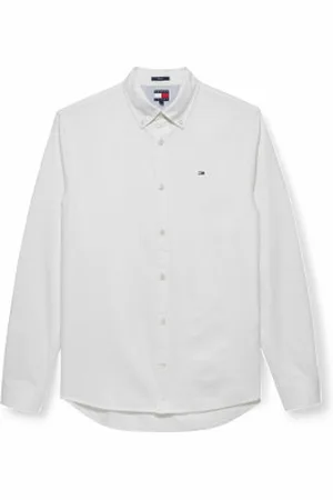Tommy Hilfiger Para homem. DM0DM21298 Camisa Oxford de corte regular (L), , Casual, Algodão, Clássico, Manga comprida
