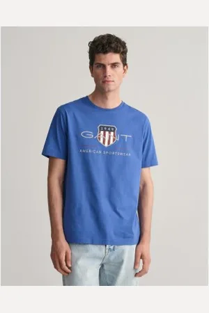 GANT Para homem. 2003199 T-shirt Archive Shield (L), Casual, Algodão, Manga curta