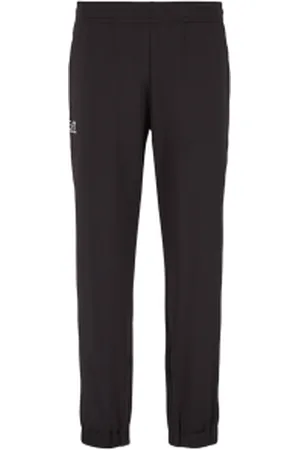 EA7 Para homem. 6DPP89_PJUFZ Calças de fato de treino pretas (S), , Casual, Esportivo, Multisport, Poliamida