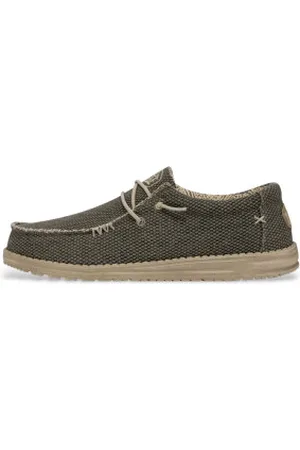 Hey dude Para homem. HD40003 Mocassins Wally entrançado (40), Tecido, Plano, Cordão, Casual
