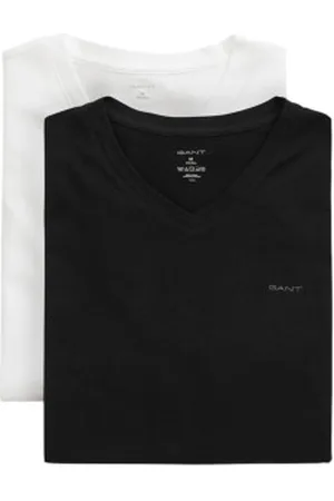 GANT Para homem. 900012018 Conjunto de 2 T-shirts com decote em V (S), Homewear, Algodão, Manga curta