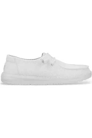 Hey dude Para mulher. HD41878 Mocassins Stretch Mesh (36), Tecido, Plano, Cordão, Casual